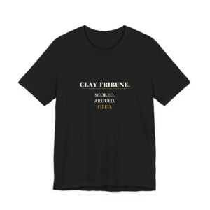Scored. Argued. Filed. — Clay Tribune Tee