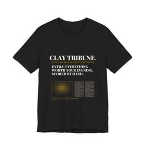 Extra! Front Page — Clay Tribune Tee