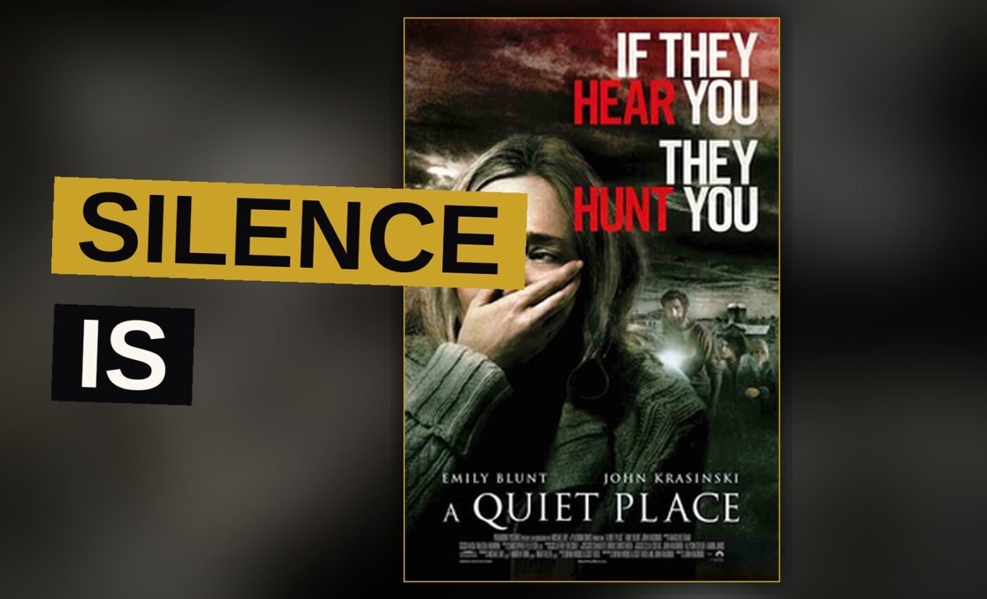 A man moves silently through a dark house to avoid unseen creatures lurking nearby.