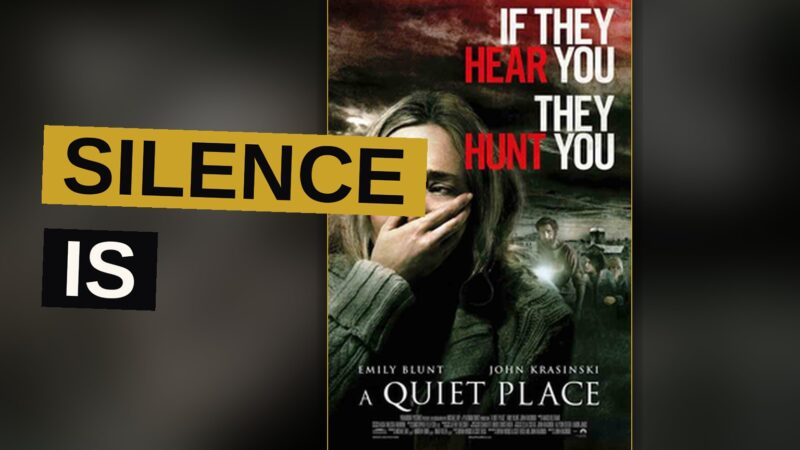 A man moves silently through a dark house to avoid unseen creatures lurking nearby.
