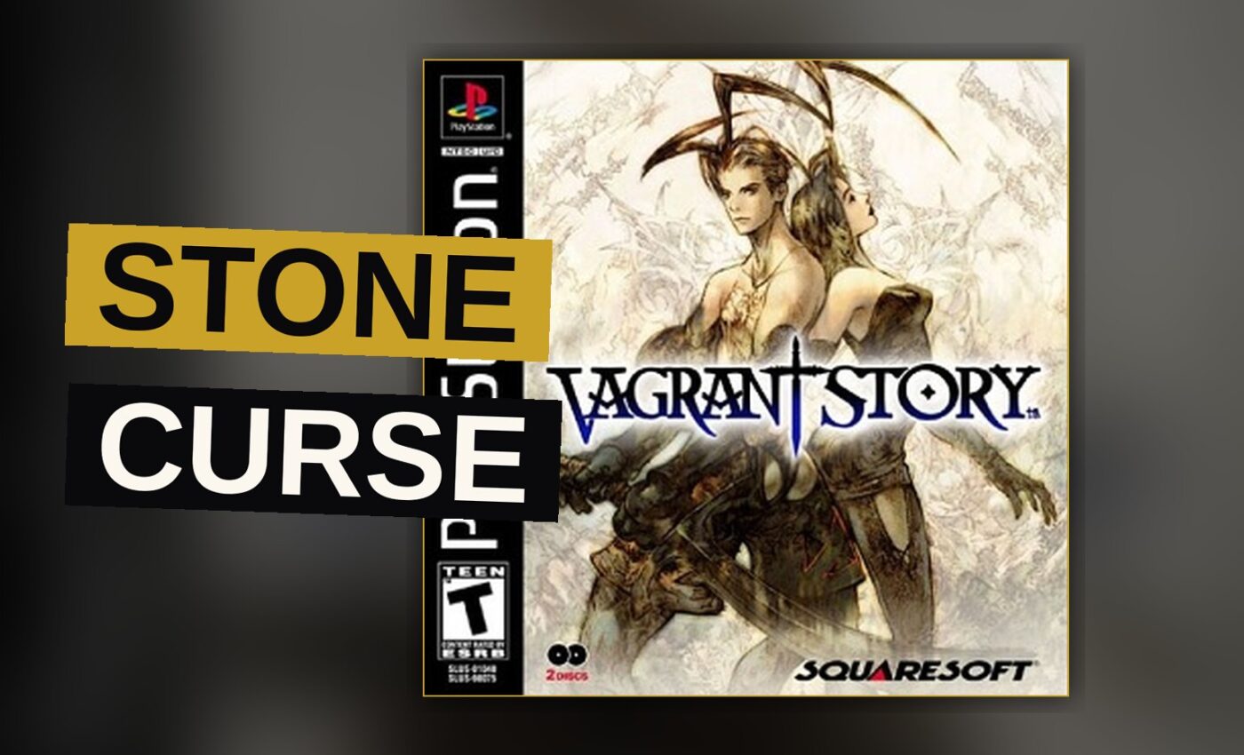 A solitary warrior stands before a stone city cursed by a plague of petrification.