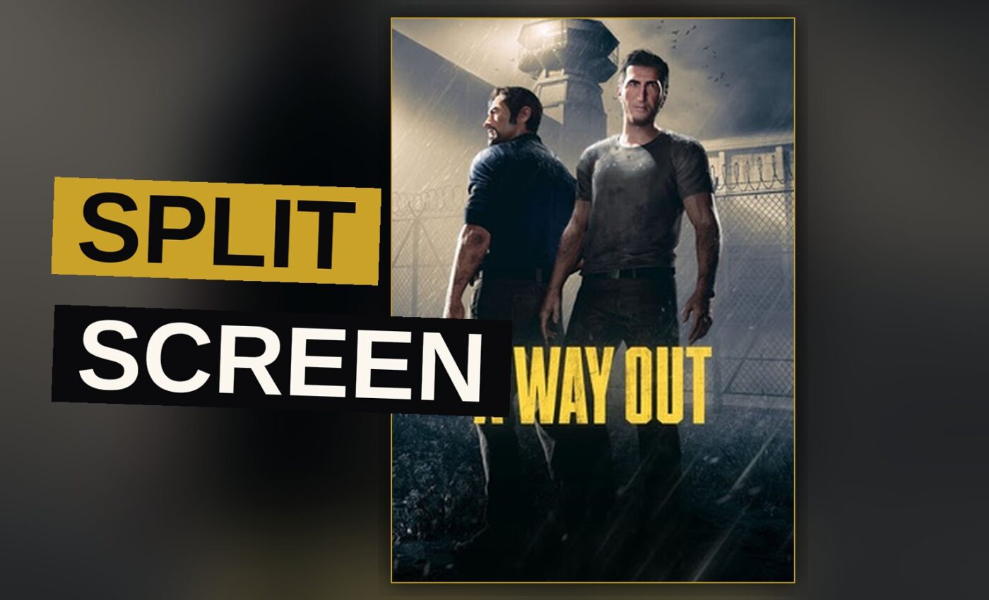 Two prisoners navigate a dark prison corridor together during an escape.