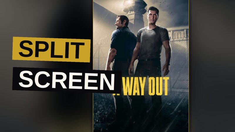 Two prisoners navigate a dark prison corridor together during an escape.