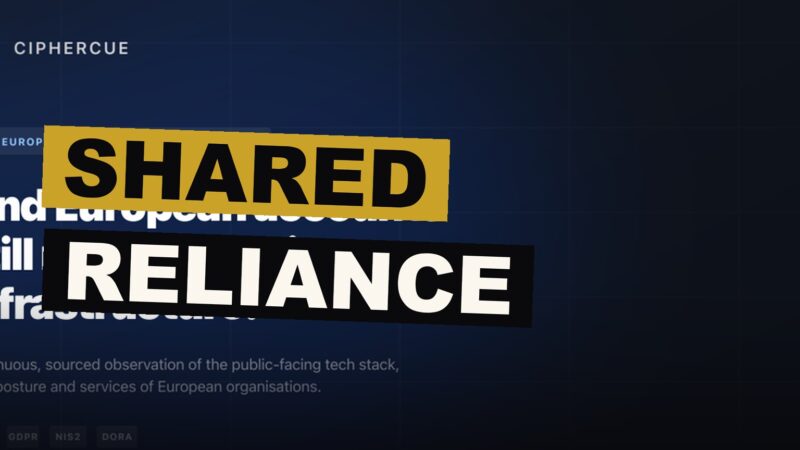 A single bright light stands amid many darkened cabinets, a picture of the shared reliance behind the front that fails for all at once.
