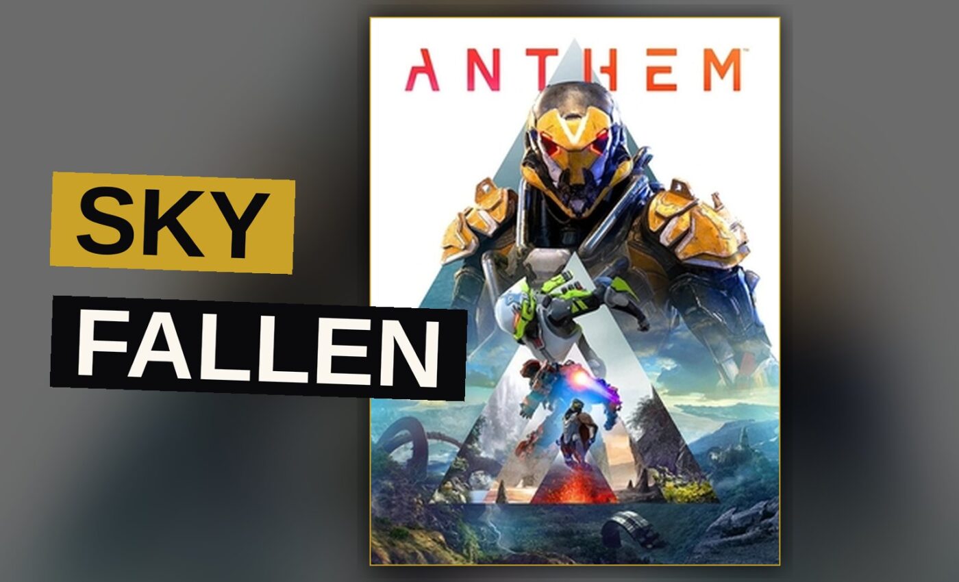 Armored heroes drift above a shattered continent, each other's only companions.