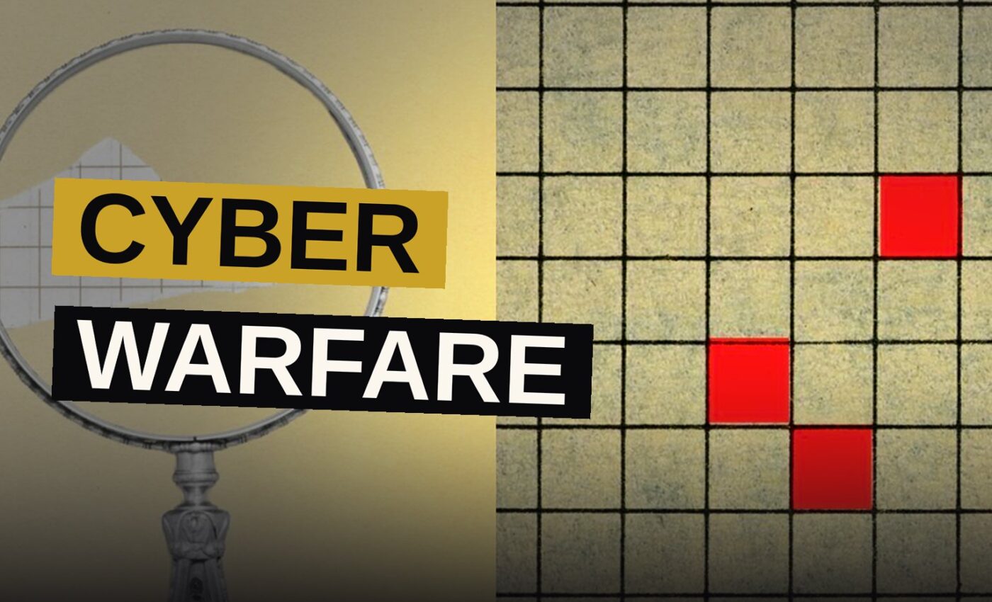 A glowing digital brain of AI code represents misuse of generative systems in cyber operations.