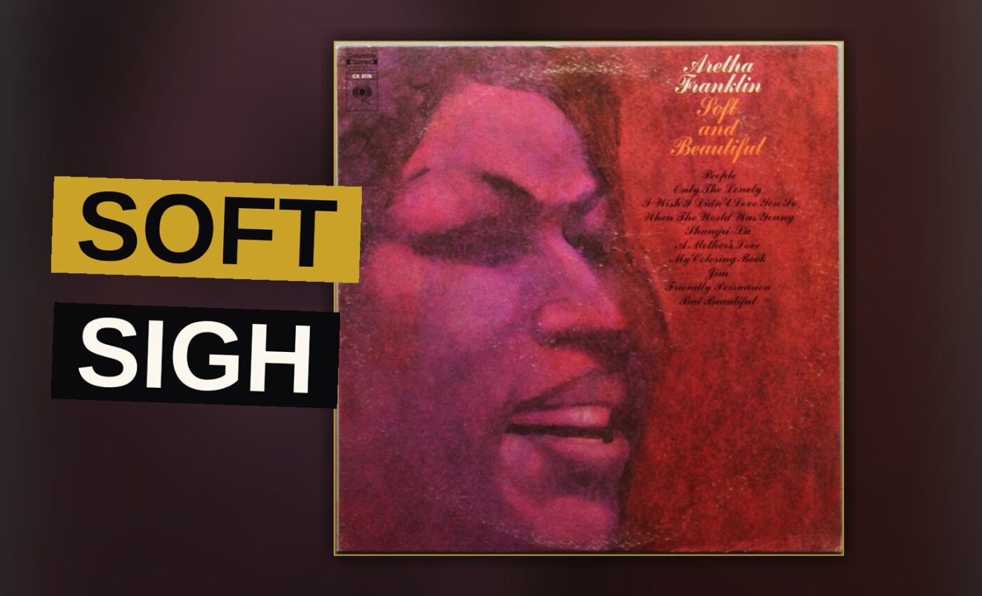 A soul singer stands in warm amber light, eyes closed, evoking a soft, melancholic mood.