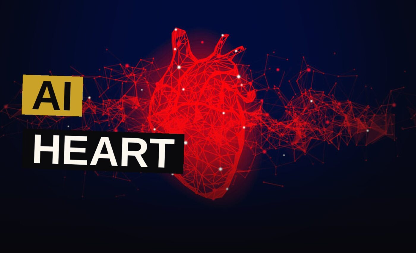A digital heart monitor displays vital signs beside a hospital bed in a modern clinical setting.