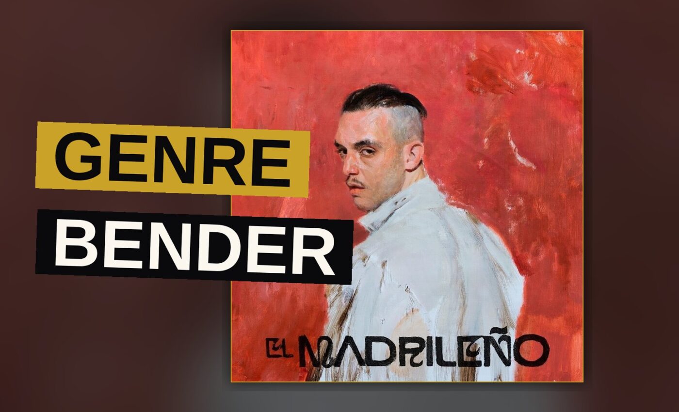 A guitarist stands in warm, dramatic lighting evoking the fusion of flamenco and modern pop.