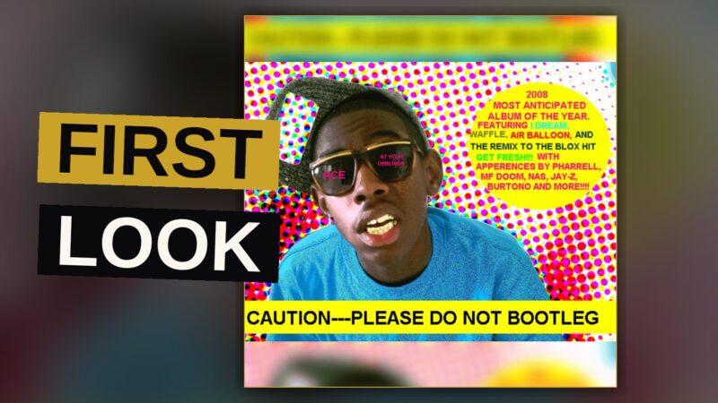 A young rapper stands in a dim garage studio with a boombox, cigarette smoke curling around him.