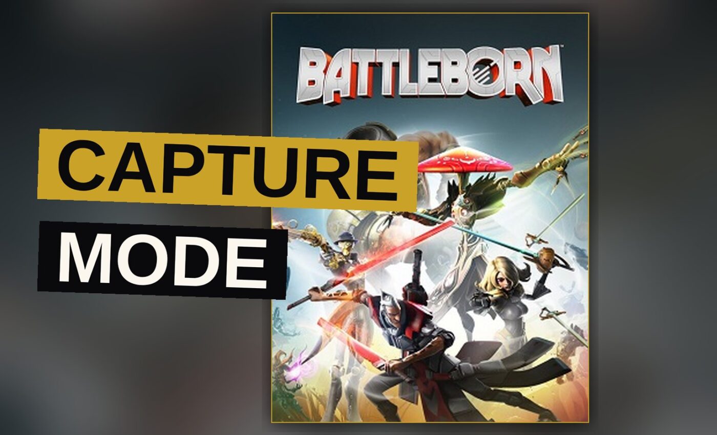 Five heroes fight over a control point on a battlefield.