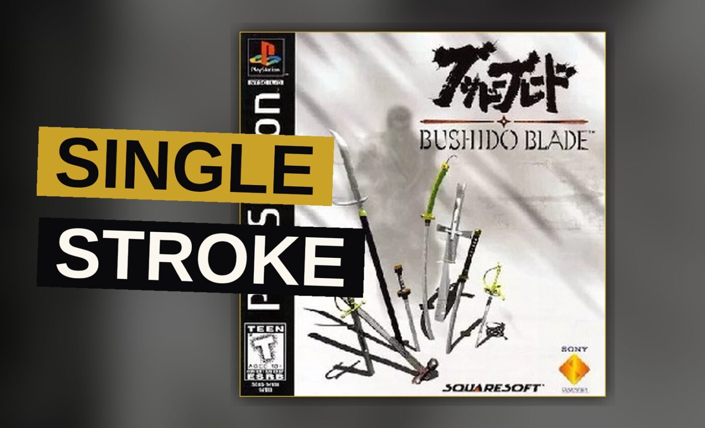 Two samurai stand ready upon a misty field, blades raised, awaiting the moment of decision.