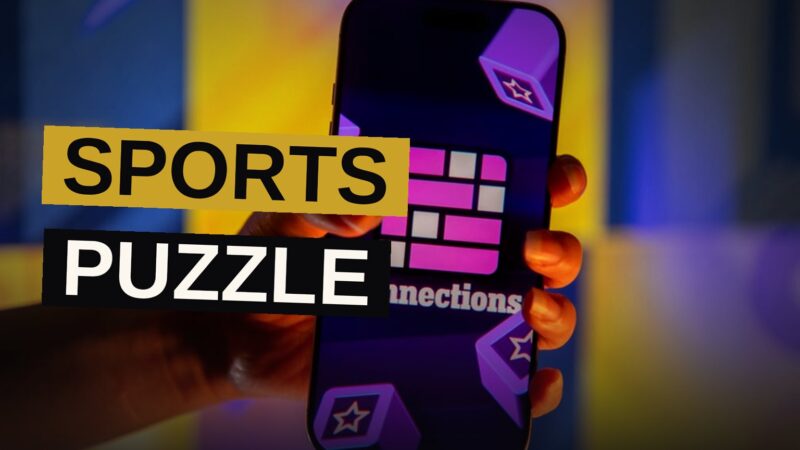 Four groups of sports balls representing different categories of the Connections: Sports Edition puzzle.