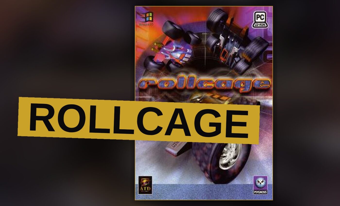 Six cars press upon each other along a narrow road, engines roaring and dust rising.