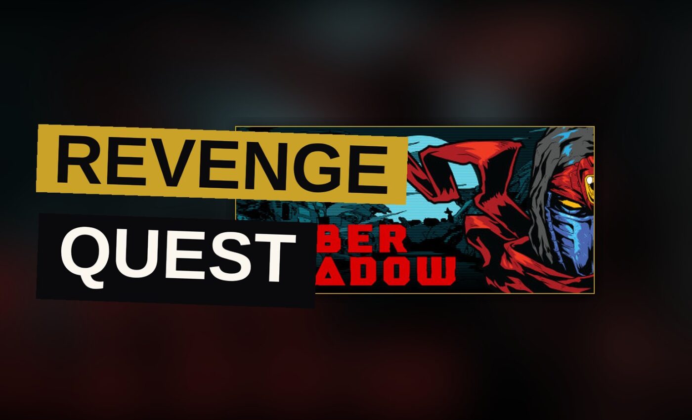 A ninja leaps through a neon-lit city street, sword raised, evoking a tale of vengeance and martial prowess.
