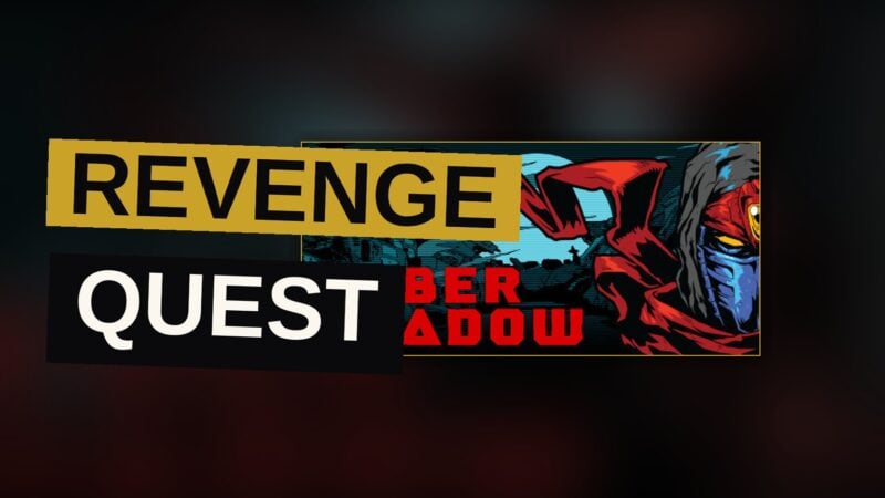 A ninja leaps through a neon-lit city street, sword raised, evoking a tale of vengeance and martial prowess.