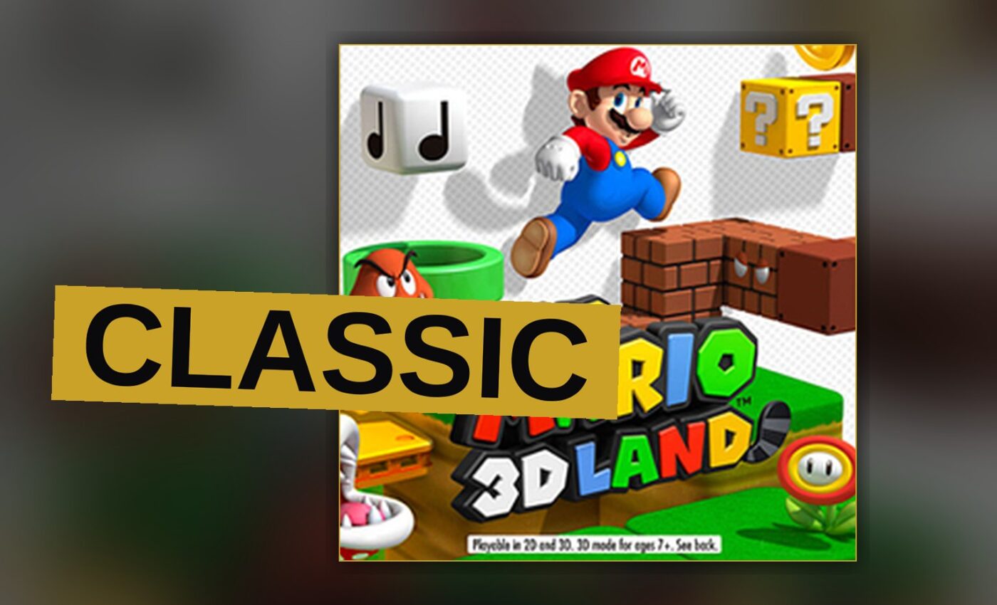 Super Mario jumps between floating platforms in a colorful 3D diorama level with coins in mid-air.