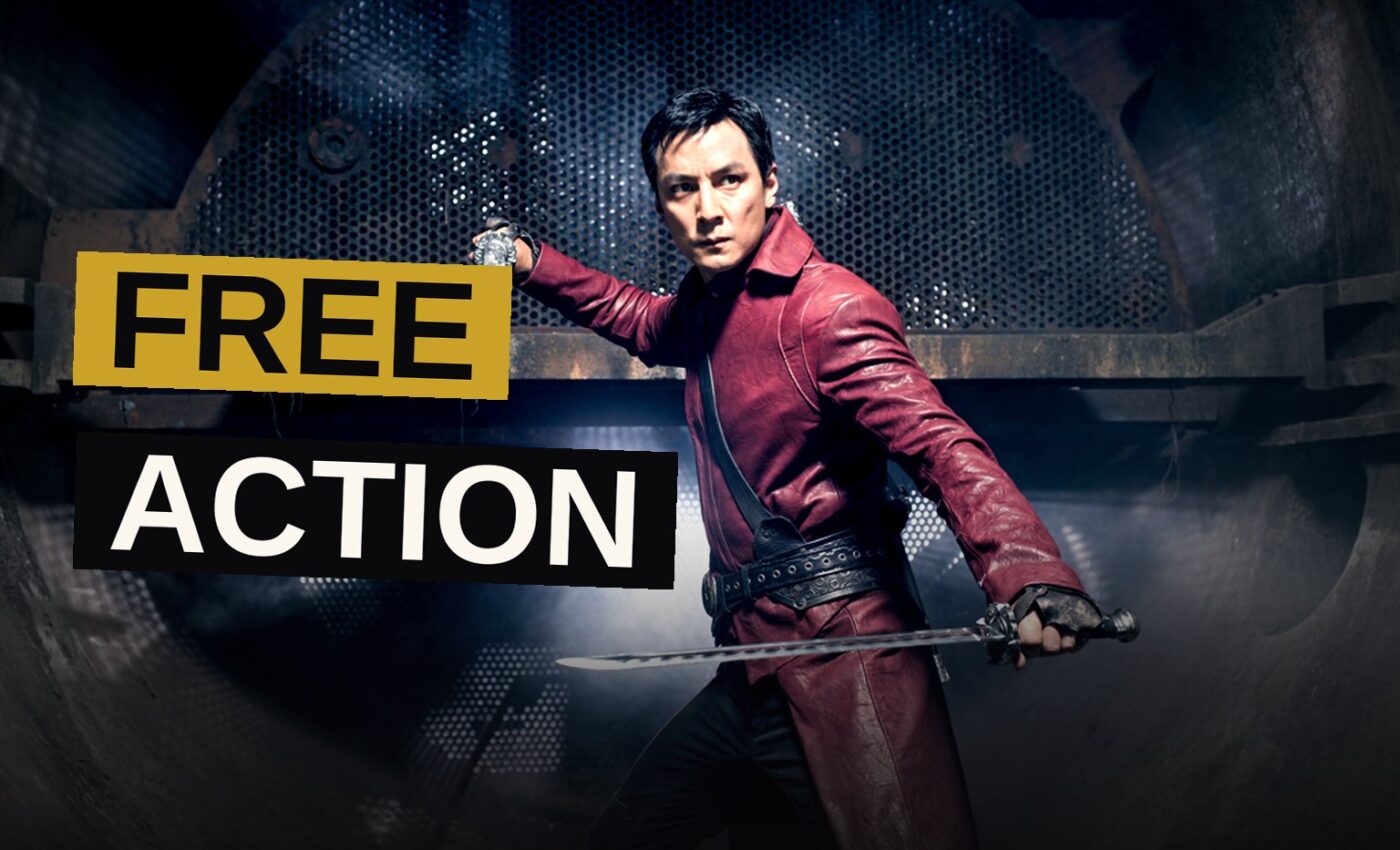 A montage showing scenes from five action shows, blending horror, martial arts, sci-fi, and crime drama styles.