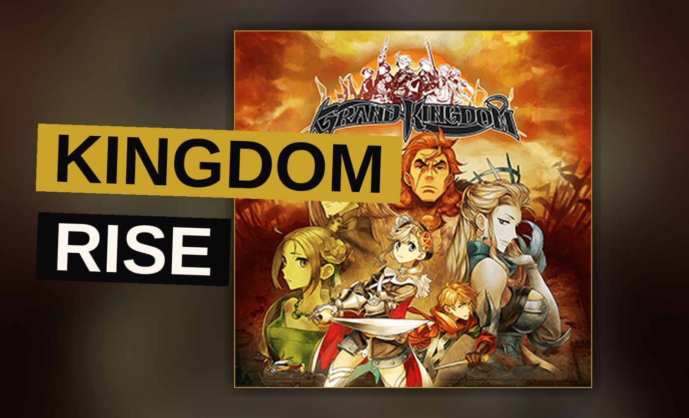 A grand kingdom rises across a hex-grid map as armies clash upon distant fields.