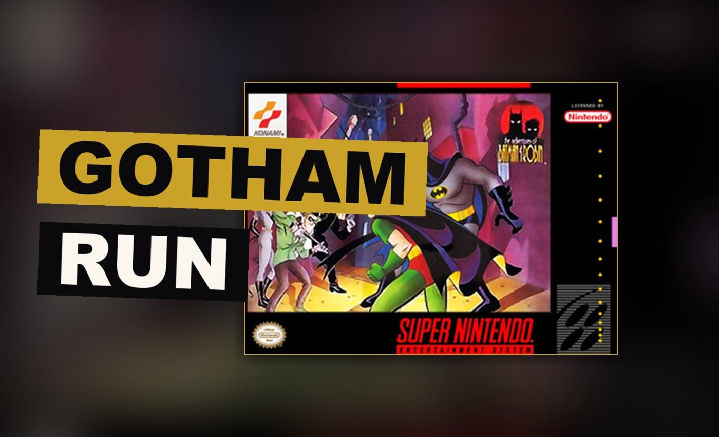 Batman and Robin strike through a mass of foes amid the deep blue shadows of a dark Gotham street.