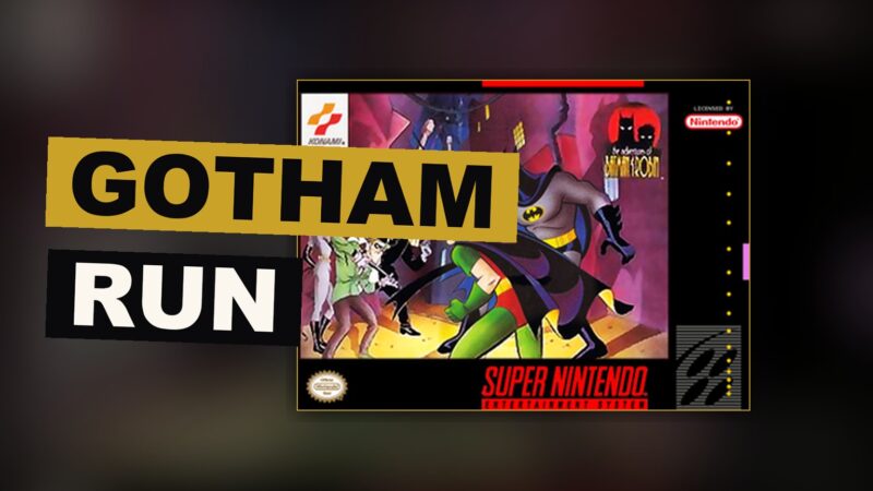 Batman and Robin strike through a mass of foes amid the deep blue shadows of a dark Gotham street.