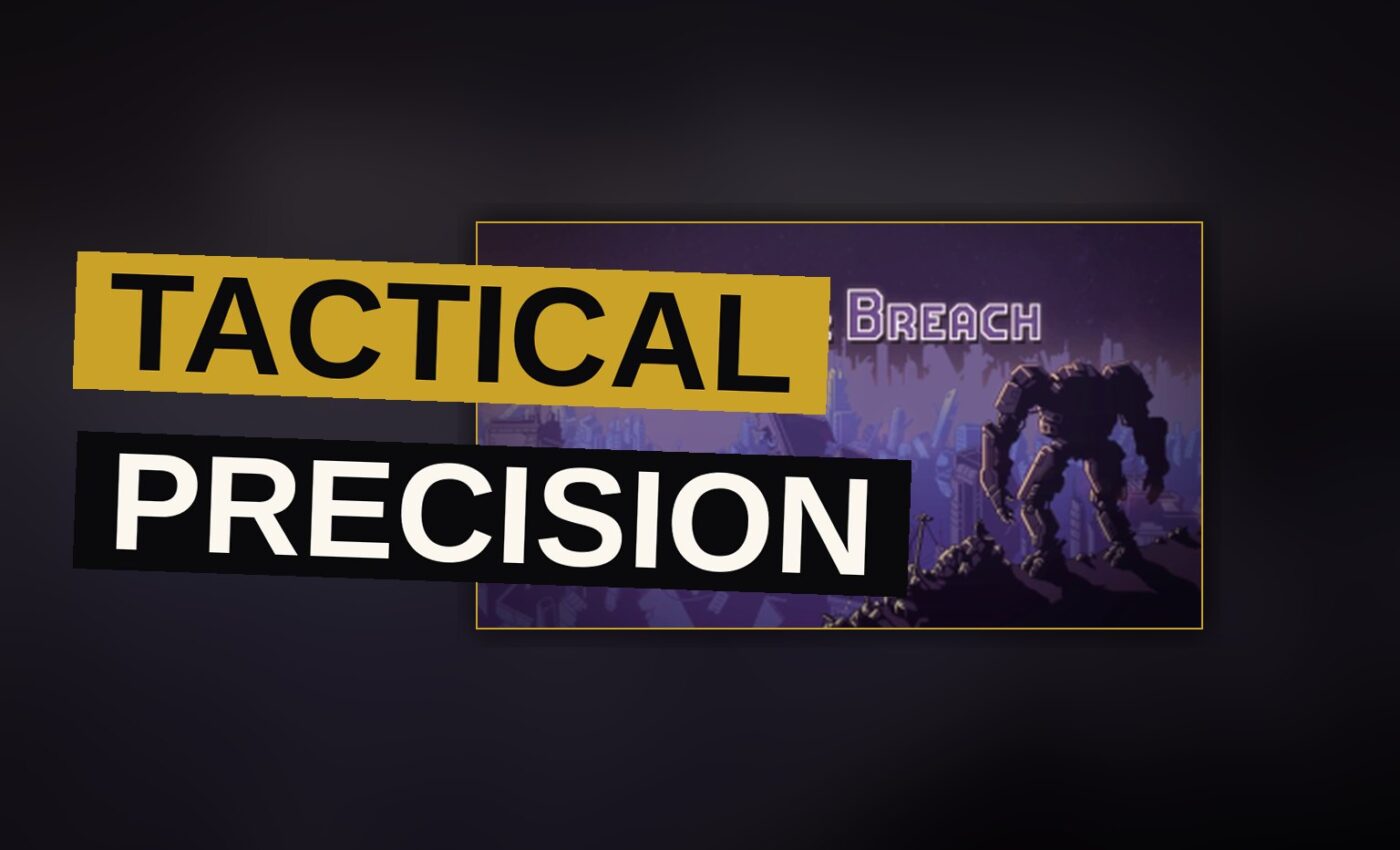 Giant mechs face off against alien monsters on a small grid-based city battlefield.