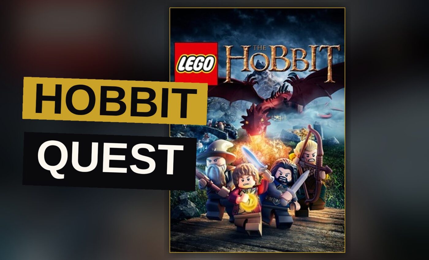 A hobbit stands before a great mountain, guarded by a terrible dragon, amid a realm of treasure.