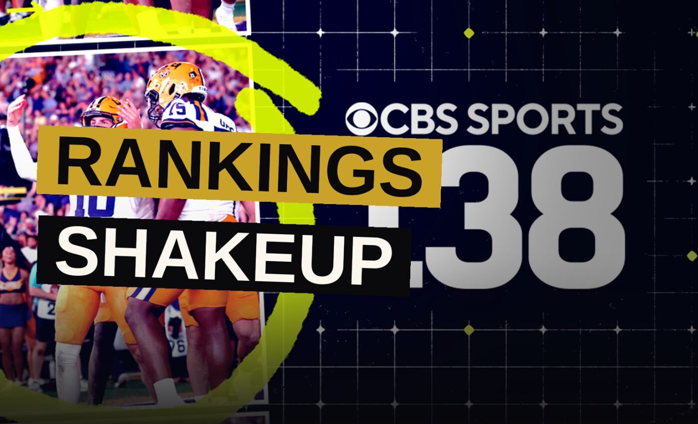 College football players compete under stadium lights as rankings shift dramatically after Week 1.