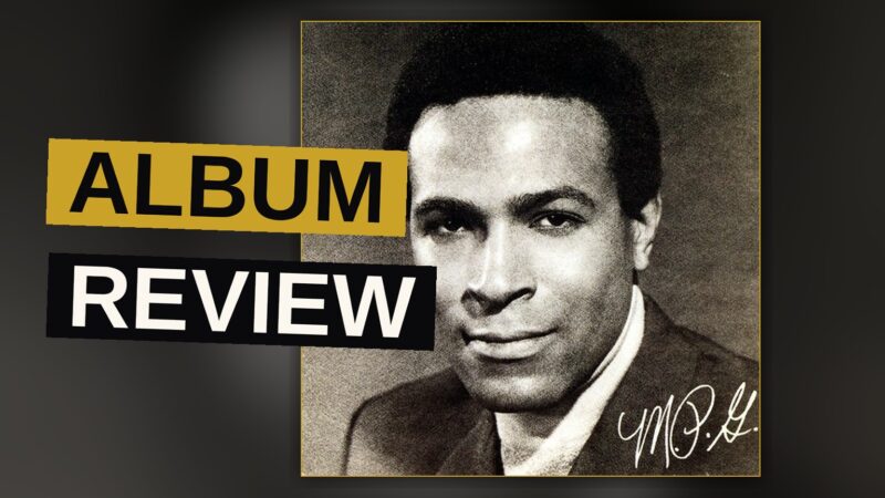 Close-up portrait of Marvin Gaye in a sharp suit, bathed in warm studio light, evoking a 1960s soul album cover.