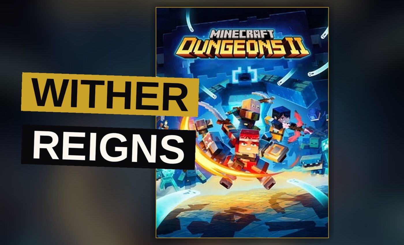 A giant skeletal monster looms above a cavern filled with treasure chests and glowing keys.