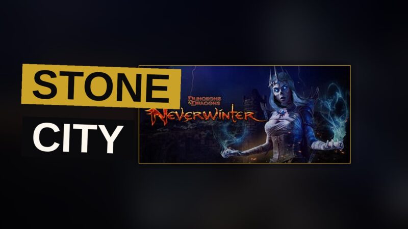 A grand city of stone and shadow, filled with life and wandering heroes.