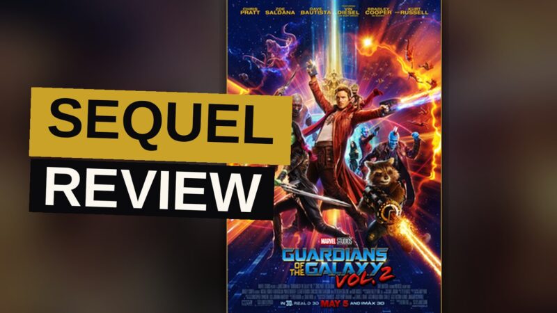 Baby Groot dances during a battle scene in Guardians of the Galaxy Vol. 2.