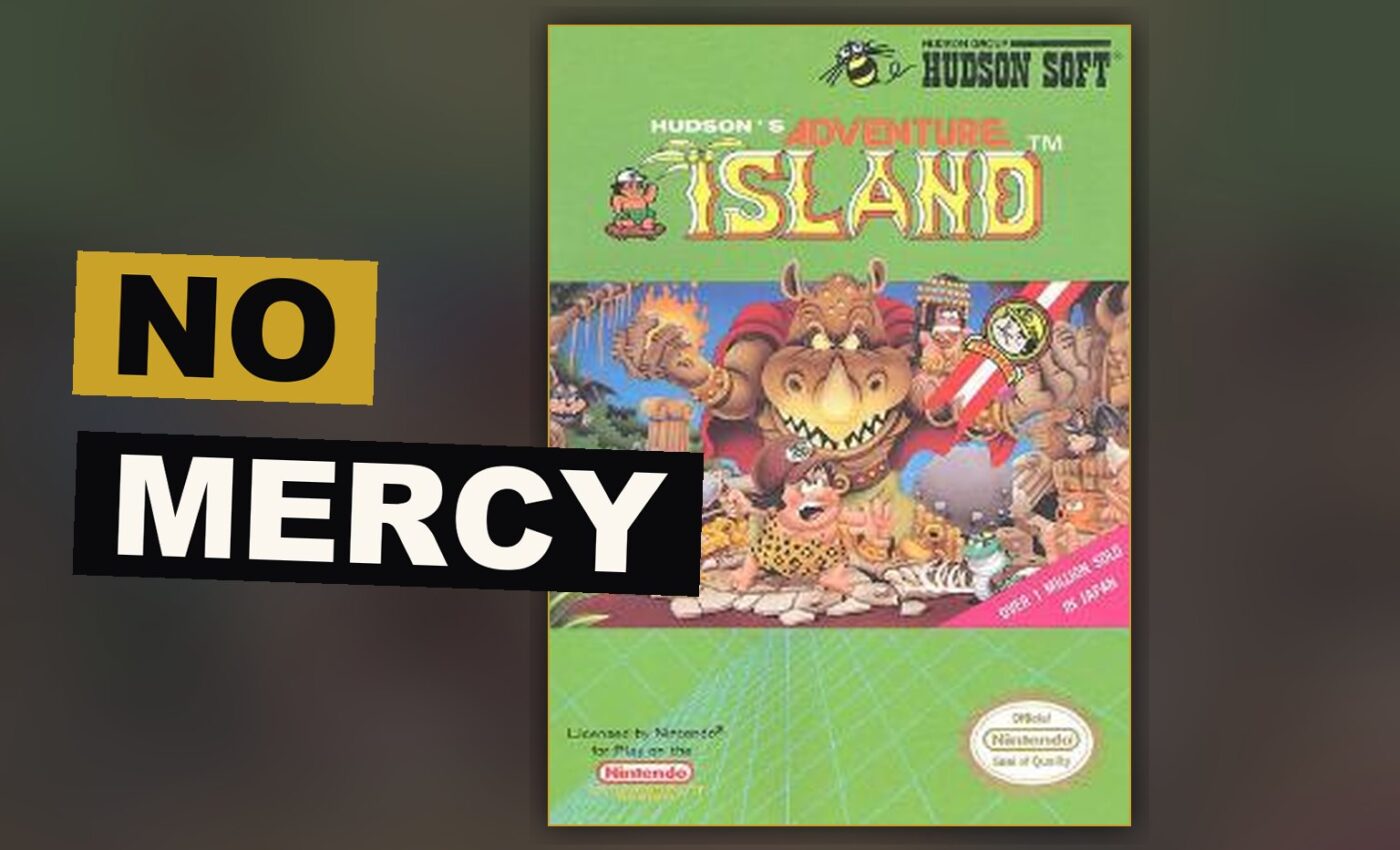 A hero bounds across a bright island, club raised against skeletons, a clock pressing him ever forward.