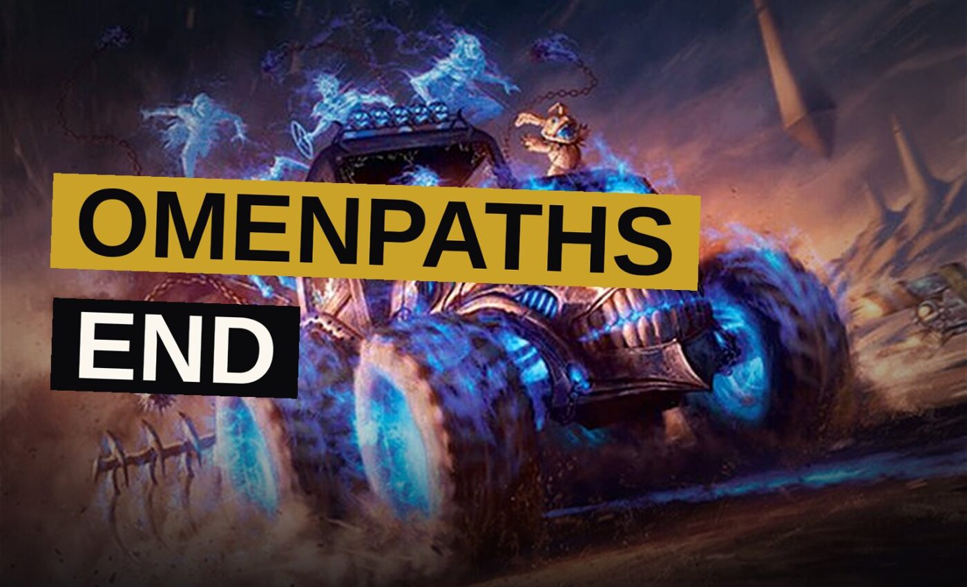 A glowing magical portal links surreal fantasy worlds together in a swirling multiverse.
