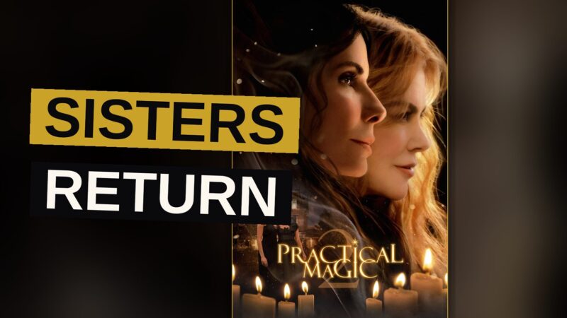 Two sisters stand together amid warm light and herbs, bound still by the old curse that has haunted their house.