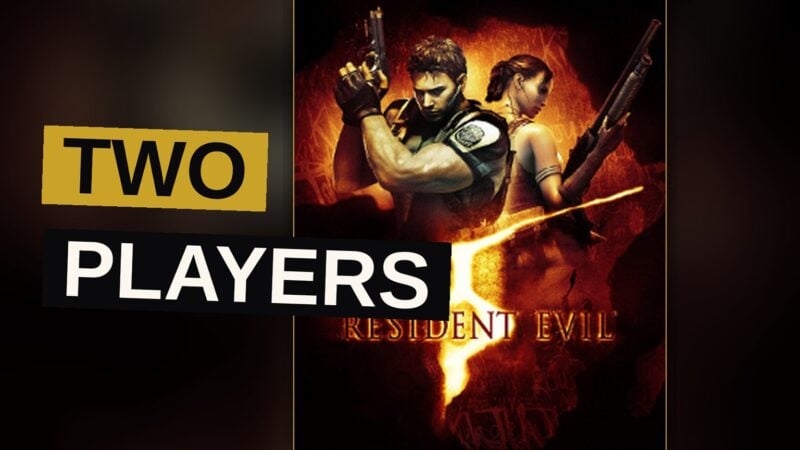 Two agents stand guard against encroaching darkness within a shadowed village.