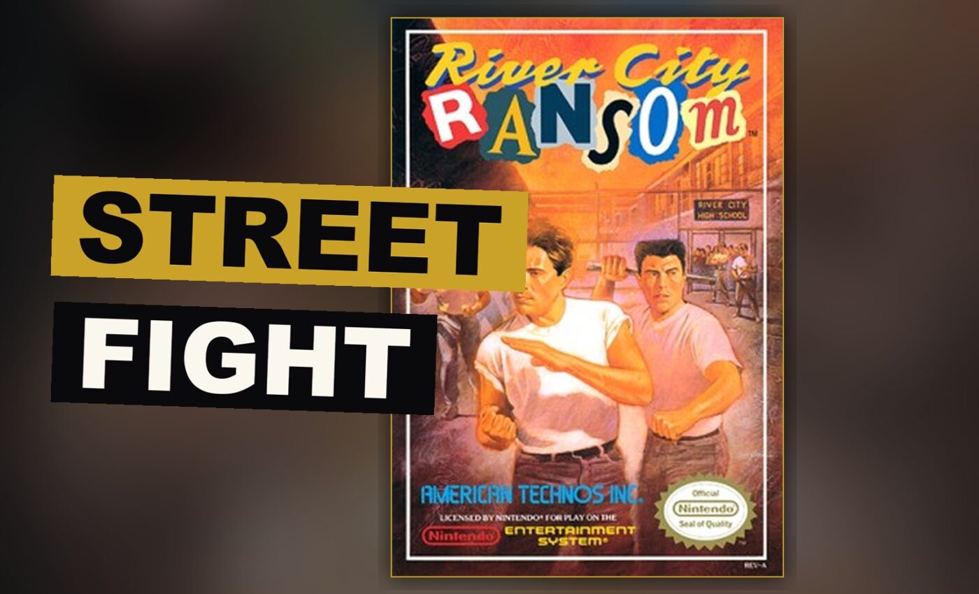 Two heroes fight gang members in the narrow streets of River City, gathering gold to grow stronger.