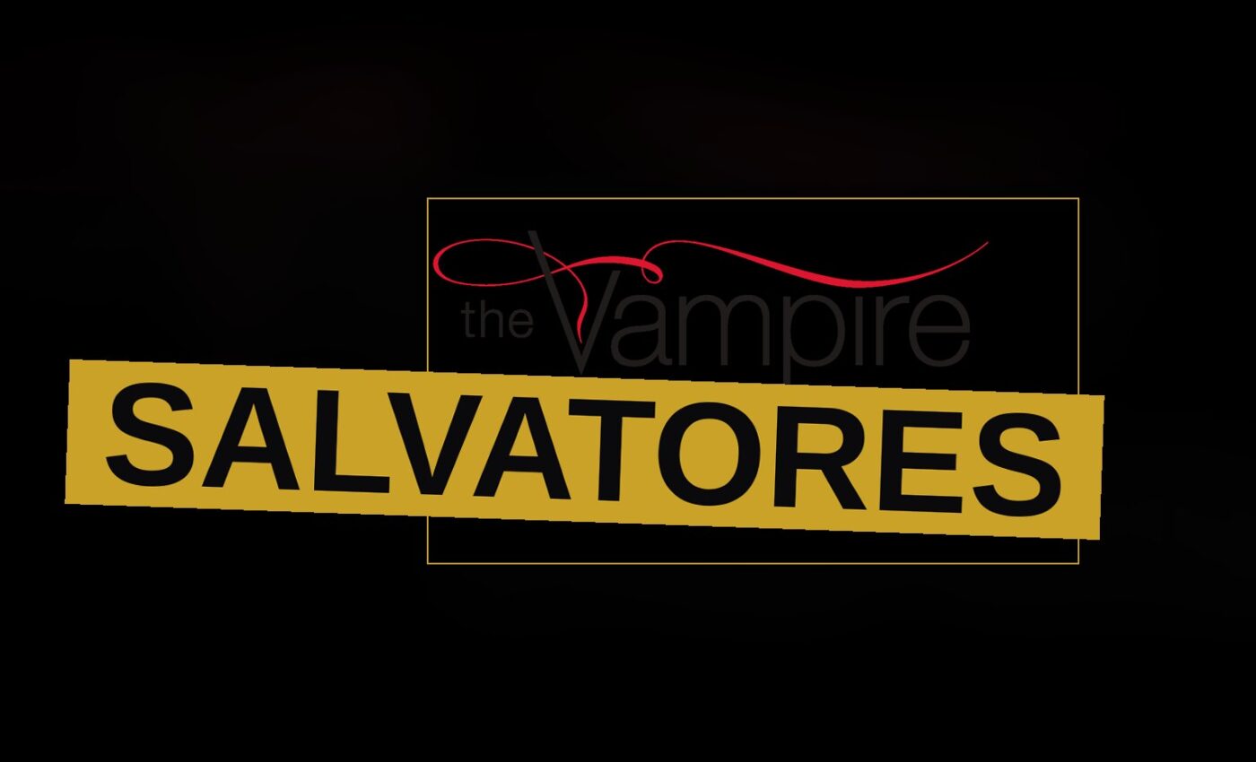 Two vampire brothers walk beneath the pale moonlight of Mystic Falls.