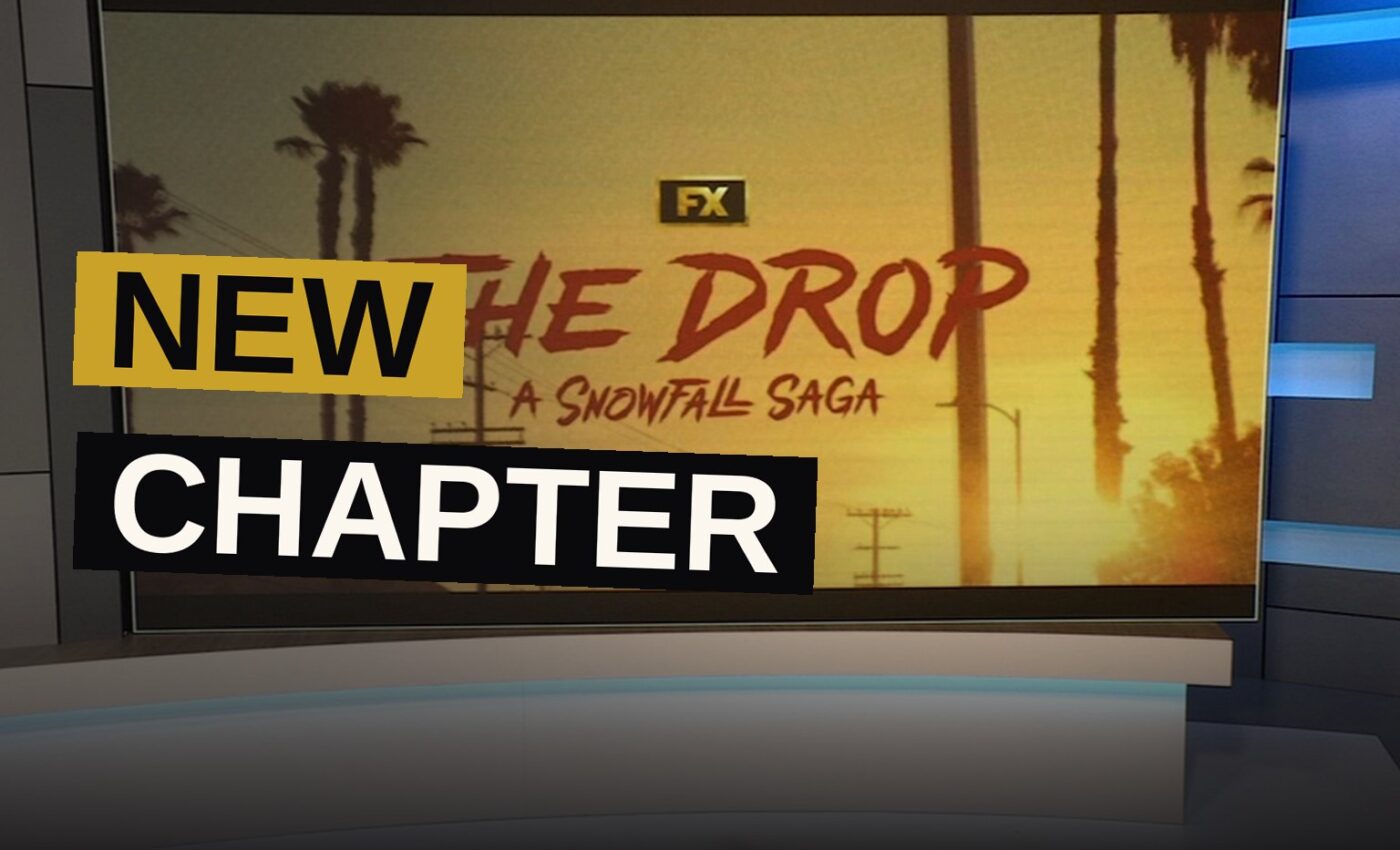 A moody, cinematic street scene evoking 1990s Los Angeles nightlife and ambition.
