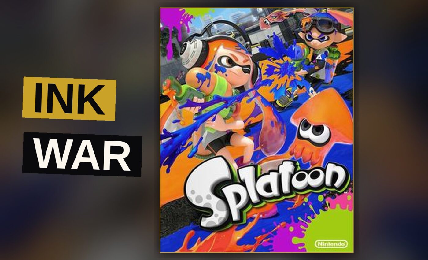 Two ink-wielding agents battle across a colorful arena coated in their team's paint.