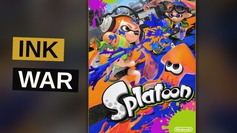 Two ink-wielding agents battle across a colorful arena coated in their team's paint.