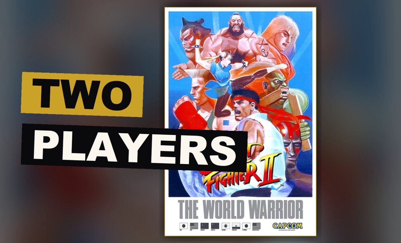 Two fighters, figures large and full of force, meet in a bout that seems near to a real contest.