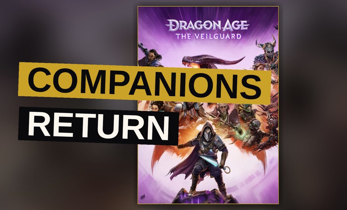 A band of companions stand together before a rift of pale, ghastly light in a ruined and shadowy realm.