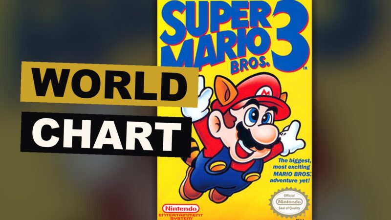 A small hero wearing a strange suit flies above a chart of many worlds, each ruled by its own guardian, on a journey toward a distant castle.