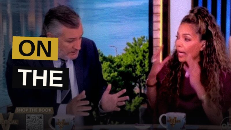 Ted Cruz debates The View's co-hosts on stage about affirmative action and Clarence Thomas.