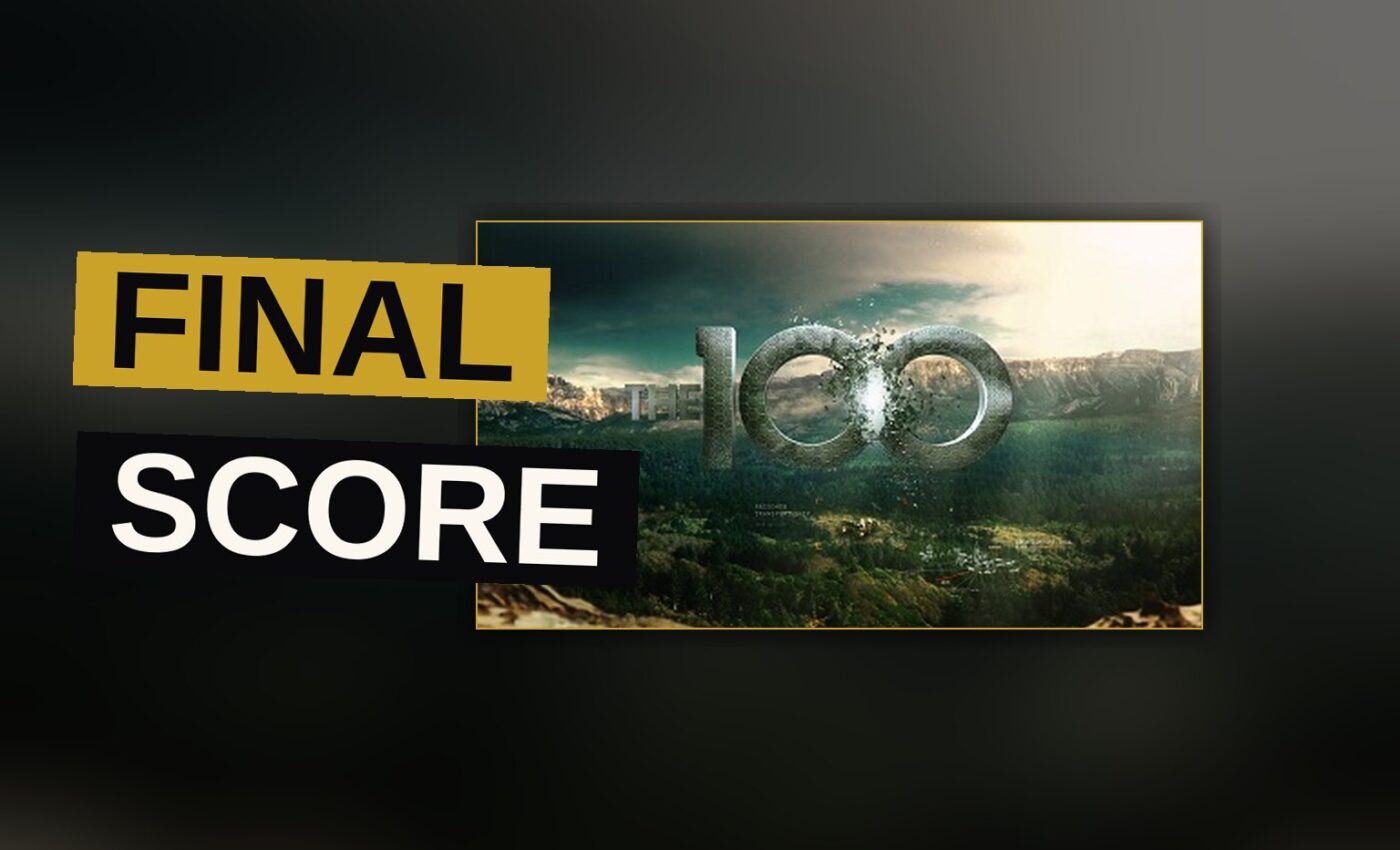 A young woman surveys a devastated city from a high ruin, symbolizing the show's themes of survival and leadership.