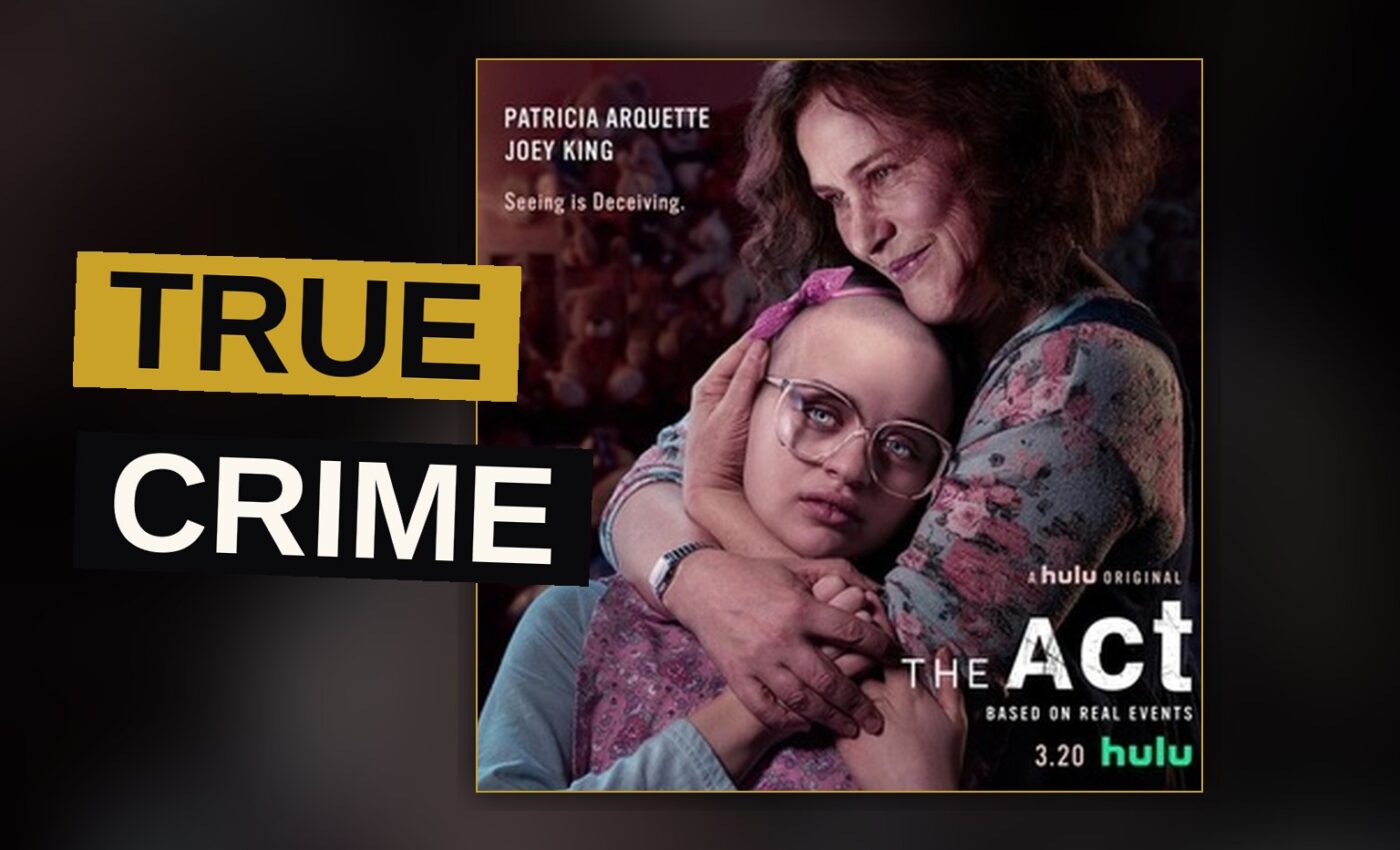 A young woman lies in a hospital bed while her mother sits beside her in a dimly lit trailer park.