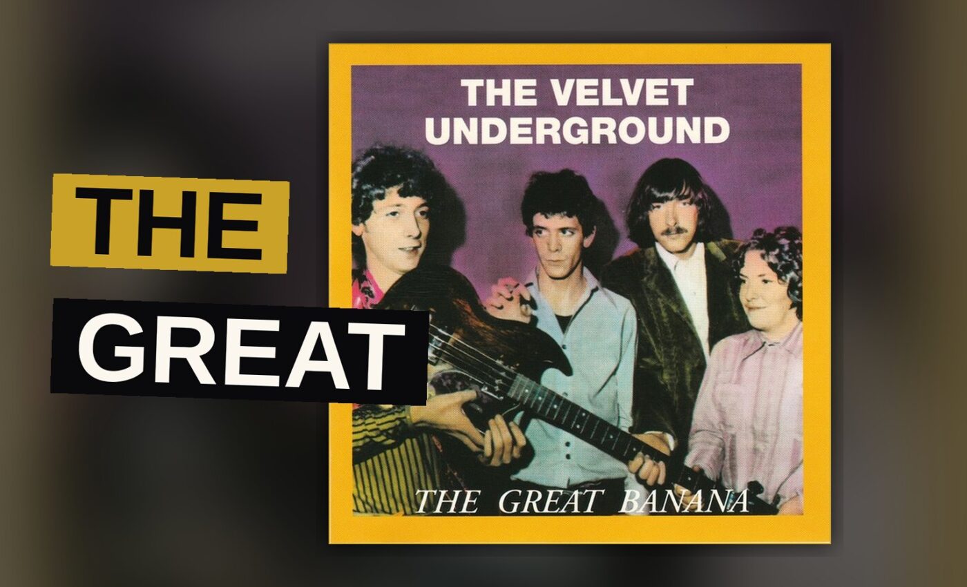 A dimly lit guitar with smoke-like haze, evoking the gritty atmosphere of a 1960s rock club.