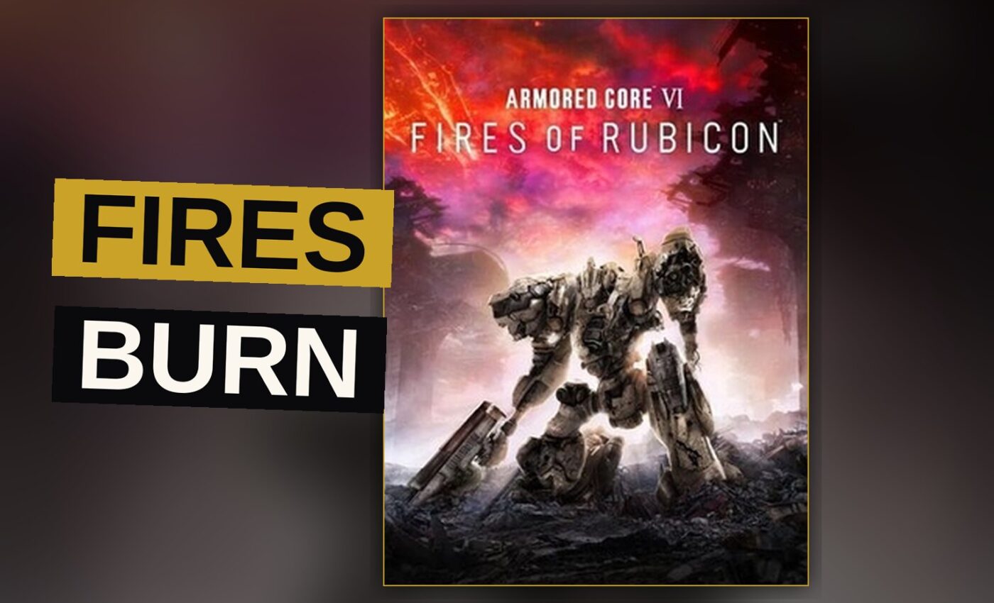 A pilot's armored machine stands amid the ruin and haze of Rubicon-3, wrought of metal and dust and strange fire.
