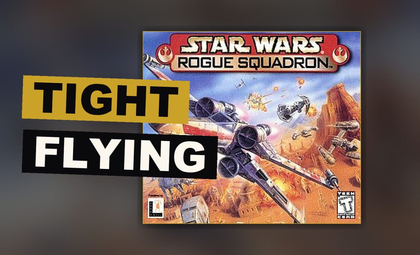 A small fast flyer moves low over an icy world while gun fire lights the sky around it.